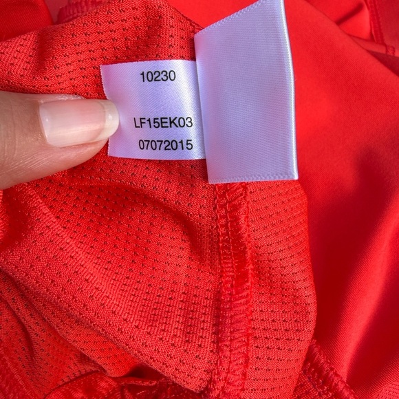 Peter Millar Sun Comfort Orange Sleeveless Polo L UPF 50+ Golf Tennis Active Top - Picture 10 of 10